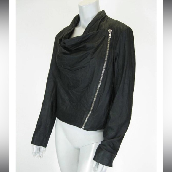 Helmut Lang Lambskin leather jacket S - Picture 2 of 5